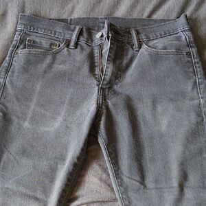 Levi's Men's 513 Straight Grey Denim Jeans